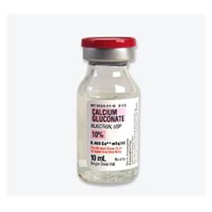 Calcium Gluconate Injection MDV 100mL 10% PF Adult 20/Bx - Fresenius USA, Inc — 5074729 Image