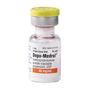 Depo-Medrol Inj Susp SDV 1mL 40mg/mL Prsrv Strl GltnFr 25/Bx - Pfizer Injectables — 00009307303 Image